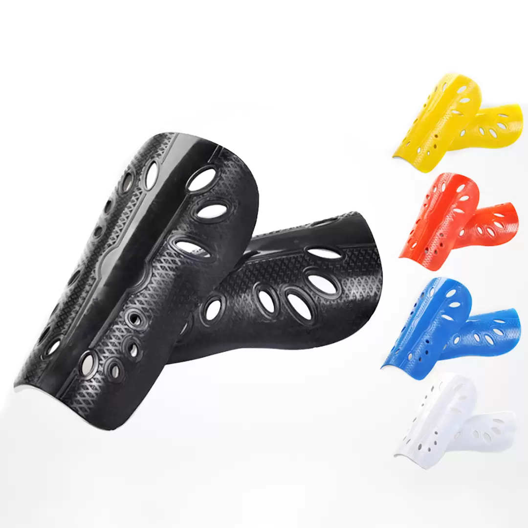 KINGOU 8 Pieces Adult Soccer Shin Guards, Soccer Shin Guards, Adult Calf Protective Gear, Soccer Durable Shin Pads with Adjustable Double Straps